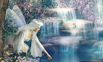 Picture of Fairy by Pond