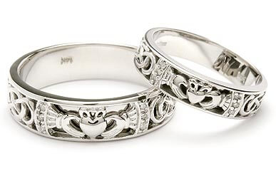 Image of Claddagh Wedding Rings