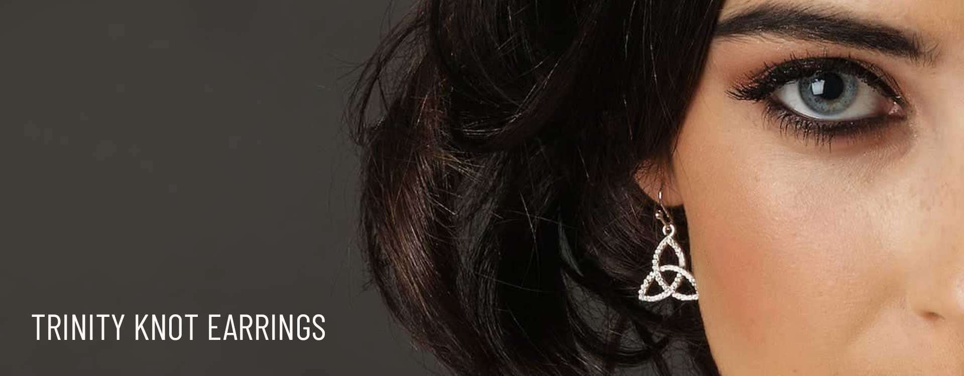 Produkt-Highlight: Trinity-Knoten-Ohrringe mit Kristallen