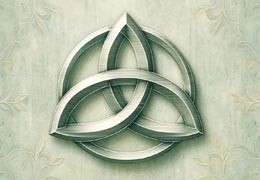 Love's Eternal Dance: The Significance of the Trinity Knot